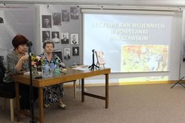 Prezentacja książki doc. dr Anny Marek pt. "Leczenie ran wojennych w Powstaniu Warszawskim"